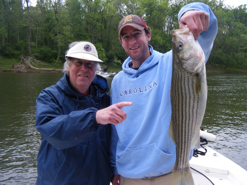 TarPam Guide Service Roanoke River Striper Fishing ChartersTarPam