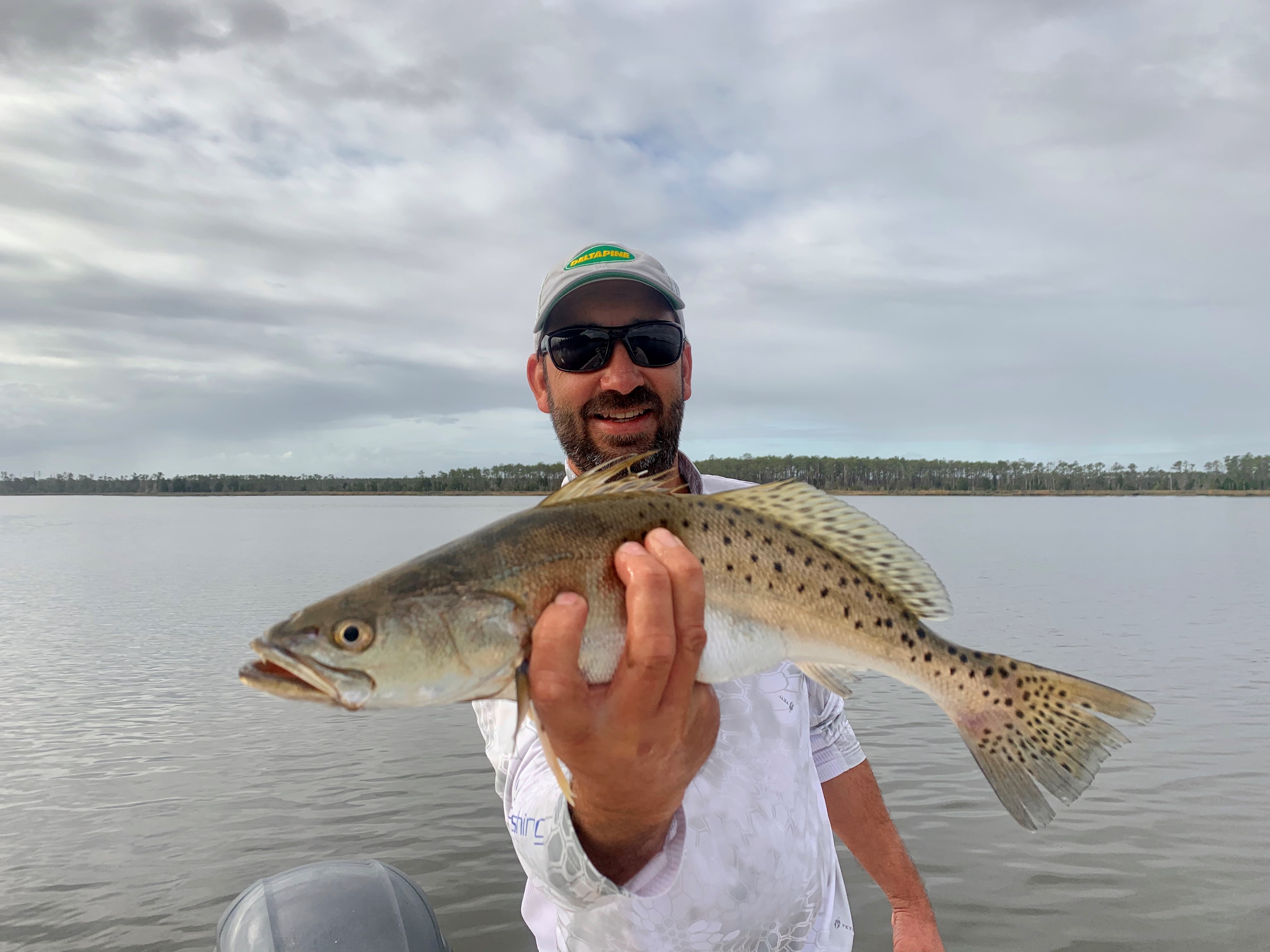 Excellent Fall Speckled Trout Fishing TarPam Guide Service